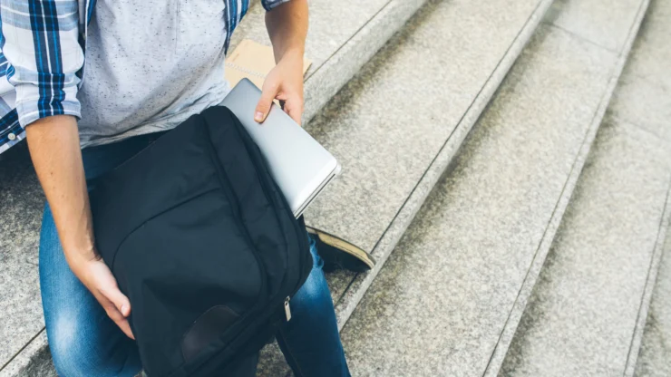 Protective laptop bag designed to keep your tech safe.